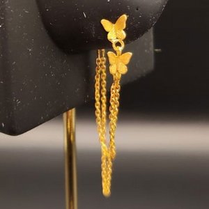   21  21K Gold Earrings